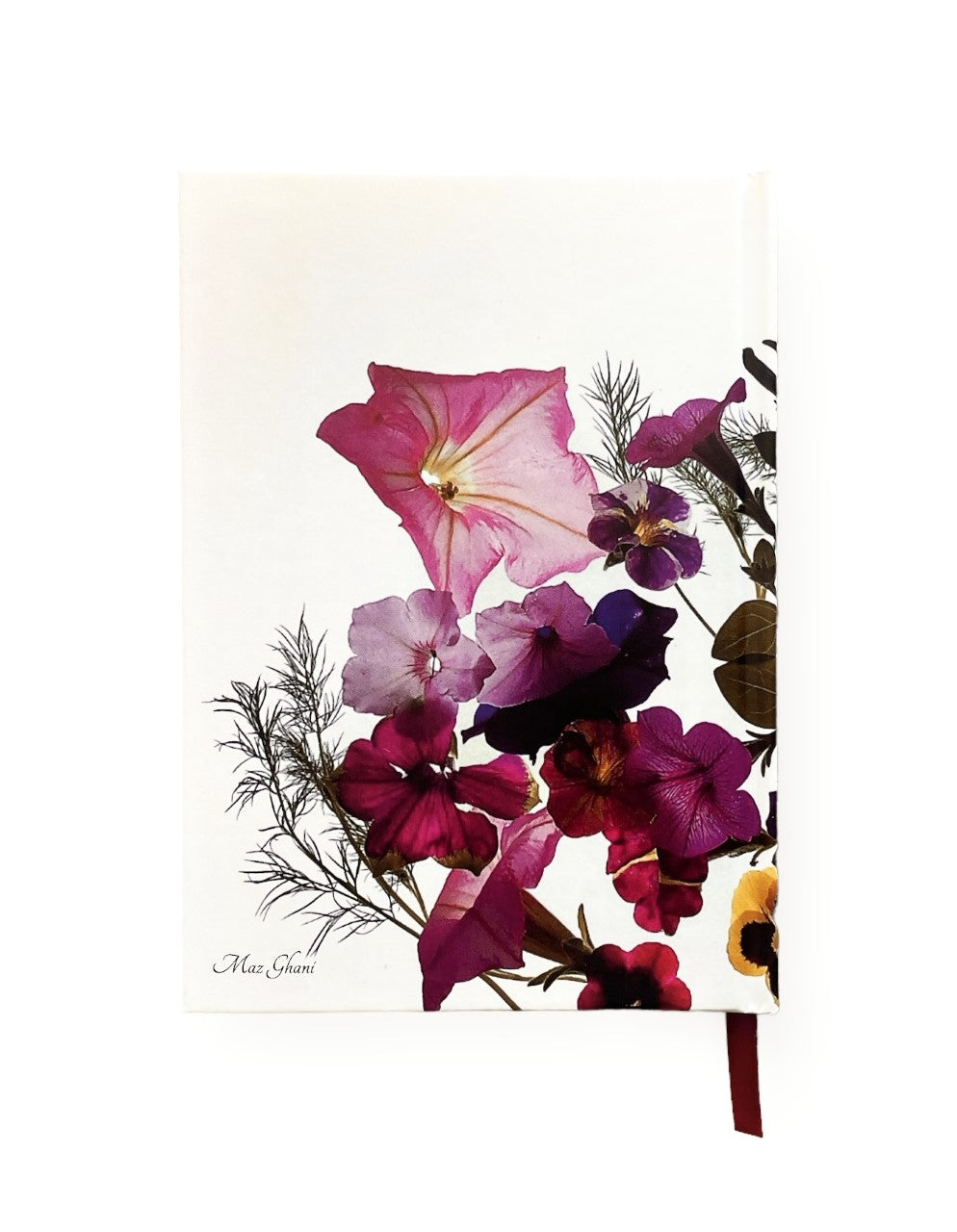 floralis, maz ghani, wildflowers, hardcover journal, journal, book, write, luxury gifts, gifts, shop, colorful, flowers, botanical