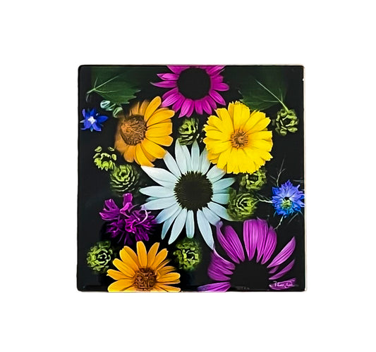 Midsummer Botanical Ceramic Coaster Set of 2