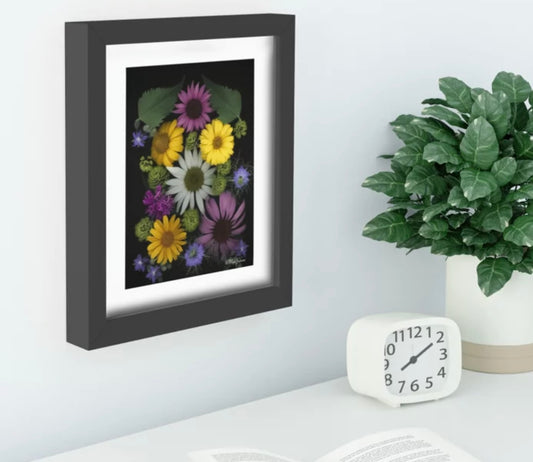 Midsummer Recessed Framed Botanical Art Print