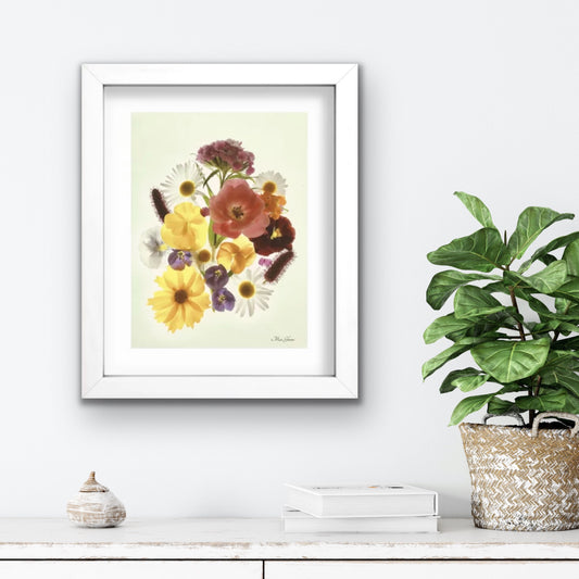 Khloris Recessed Framed Botanical Art Print