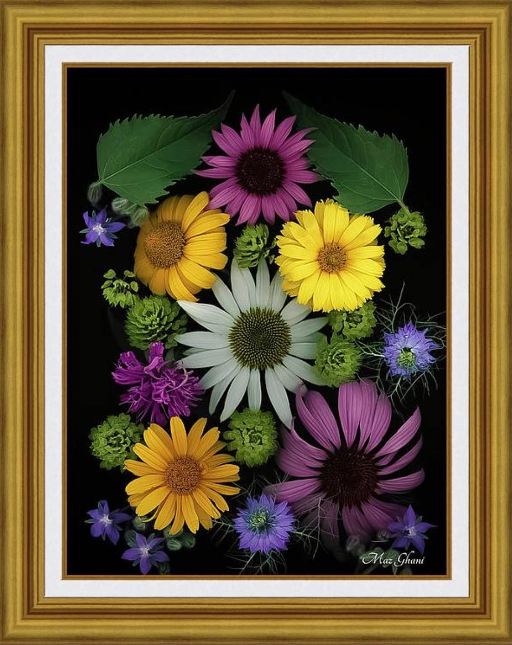 Midsummer Framed Botanical Photo Art Print