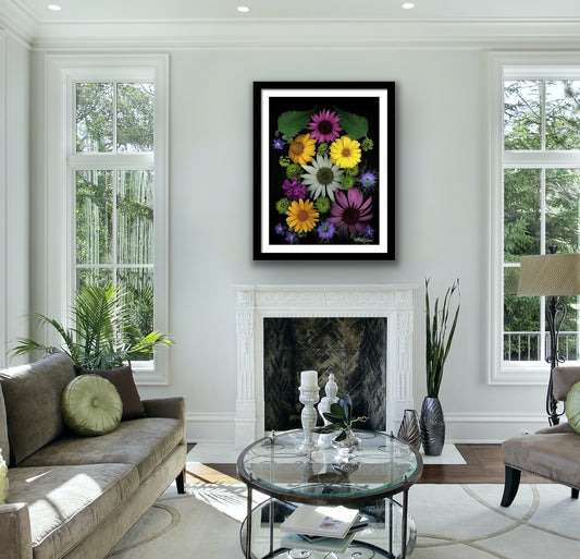 Midsummer Framed Botanical Photo Art Print