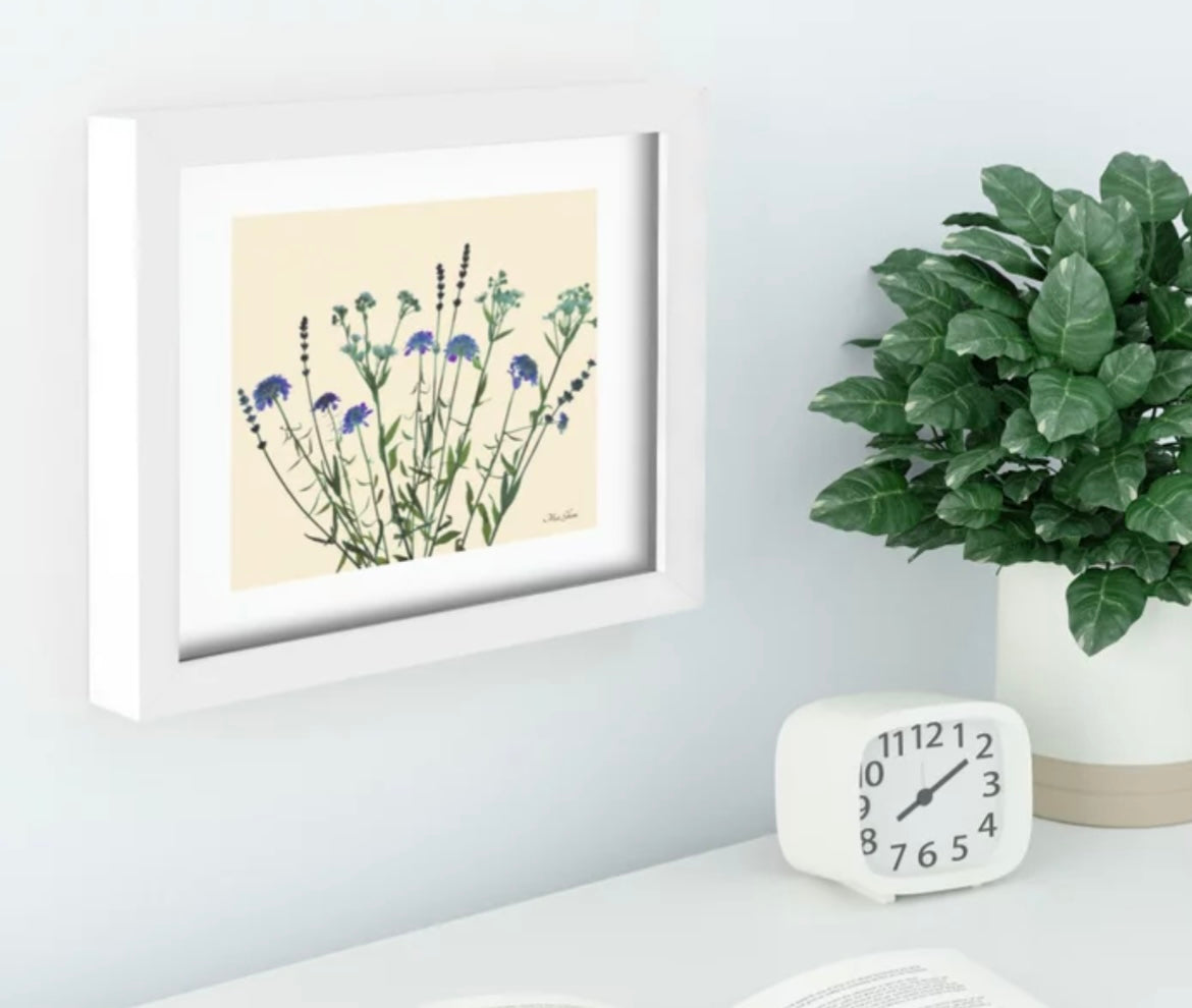 Glowing Wild Recessed Framed Botanical Art Print