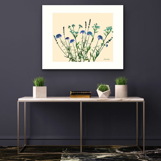 Glowing Wild Botanical Photo Art Print