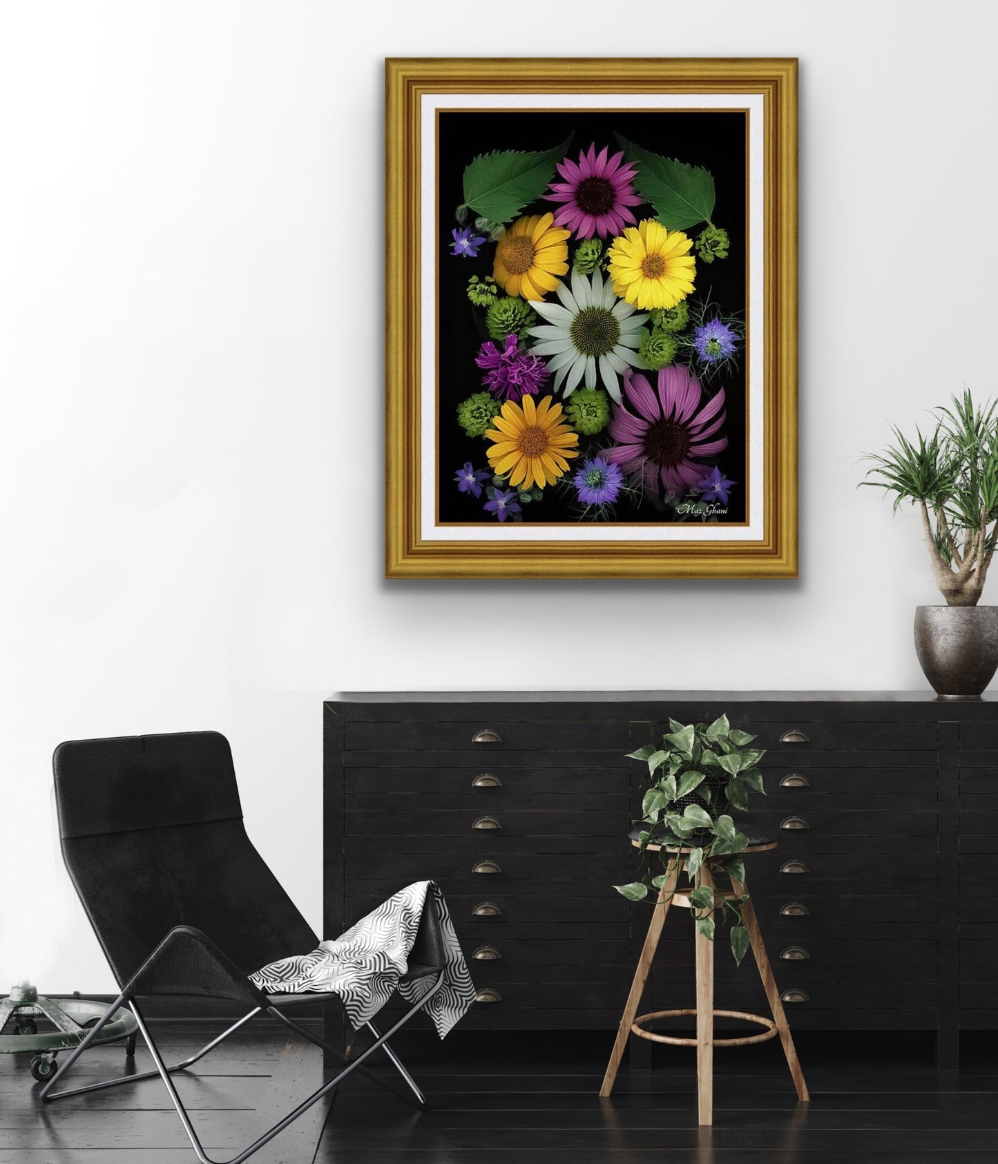 Midsummer Framed Botanical Photo Art Print