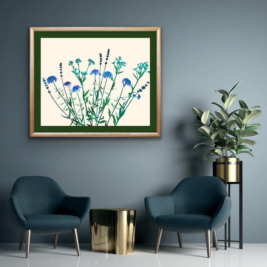 Glowing Wild Botanical Photo Art Print