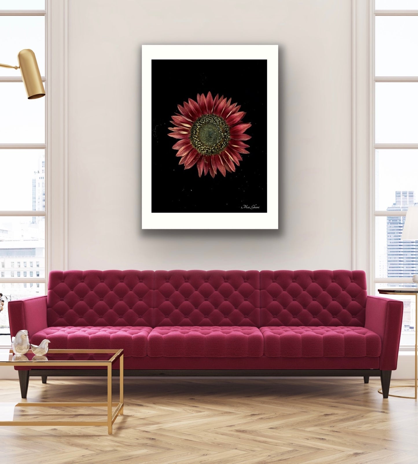 Helianthus Botanical Photo Art Print