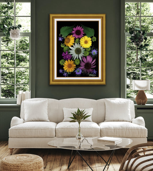 Midsummer Framed Botanical Photo Art Print