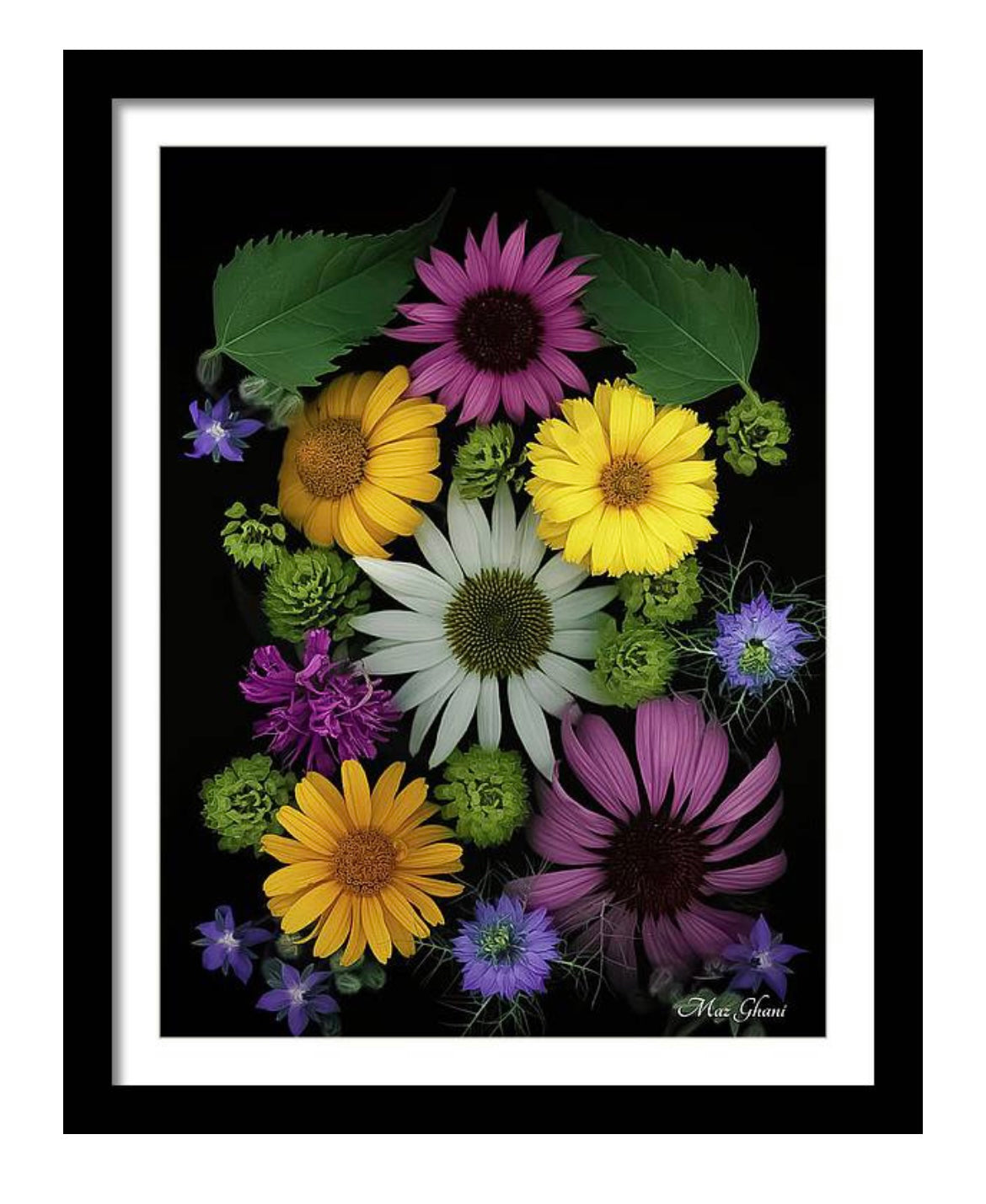 Midsummer Framed Botanical Photo Art Print